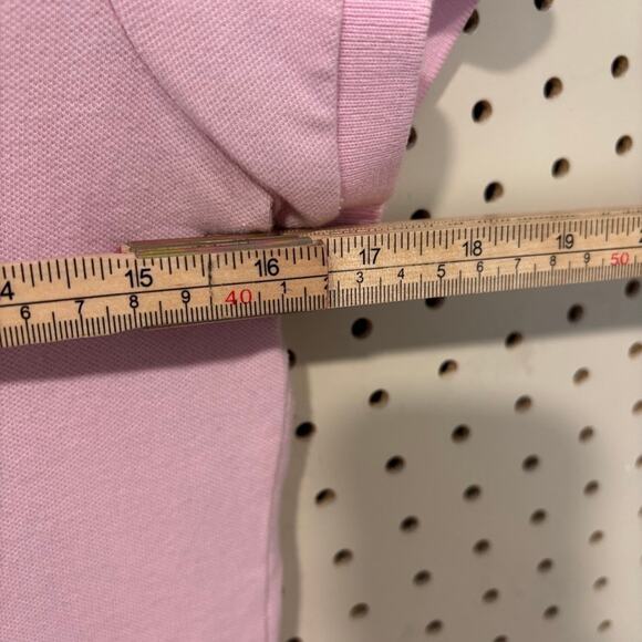 Vintage Abercrombie & Fitch Pink Polo Shirt Moose Logo Bella Swan Women’s L - Picture 4 of 5